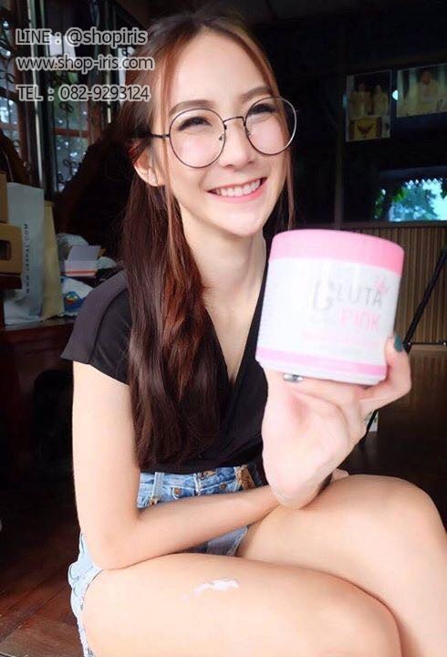 กลูต้าพิ้งค์ Gluta Pink Whitening Body Cream By The Richone