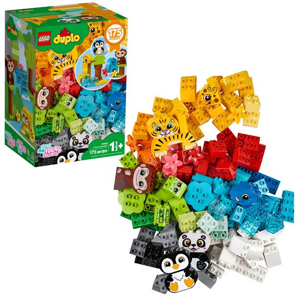 นำเข้า🇺🇸เลโก้ ดูโป้ สำหรับเด็กวัยแรกเริ่ม กล่องจัมโบ้ 179 ชิ้นใหญ่ LEGO DUPLO Classic Creative Animals 10934 ราคา 1990 บาท