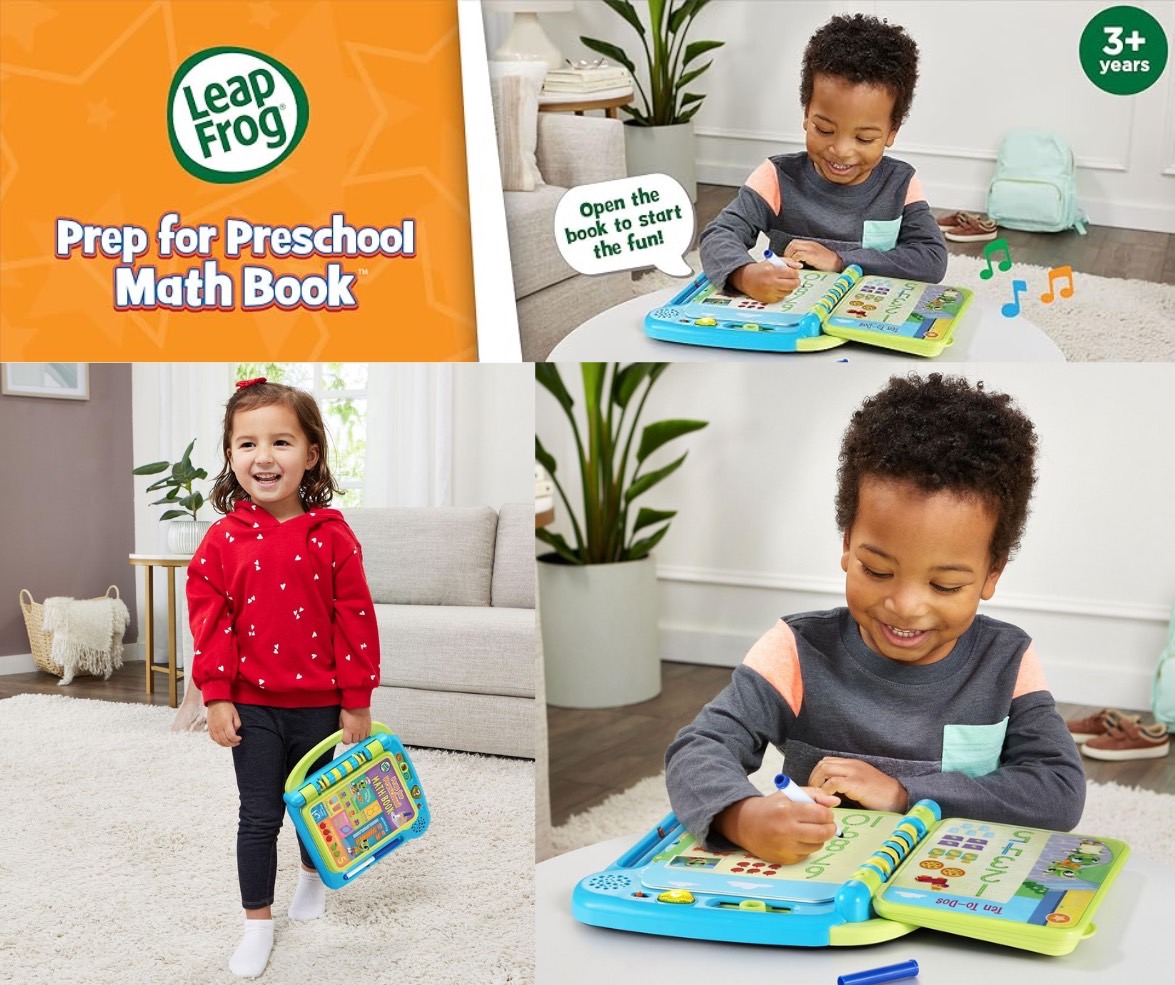 นำเข้า 🇺🇸 สนุกเรียนเลขก่อนเข้าอนุบาล LeapFrog Prep for Preschool Math Book (Baby and Toddler Toys) ราคา 1,590 บาท