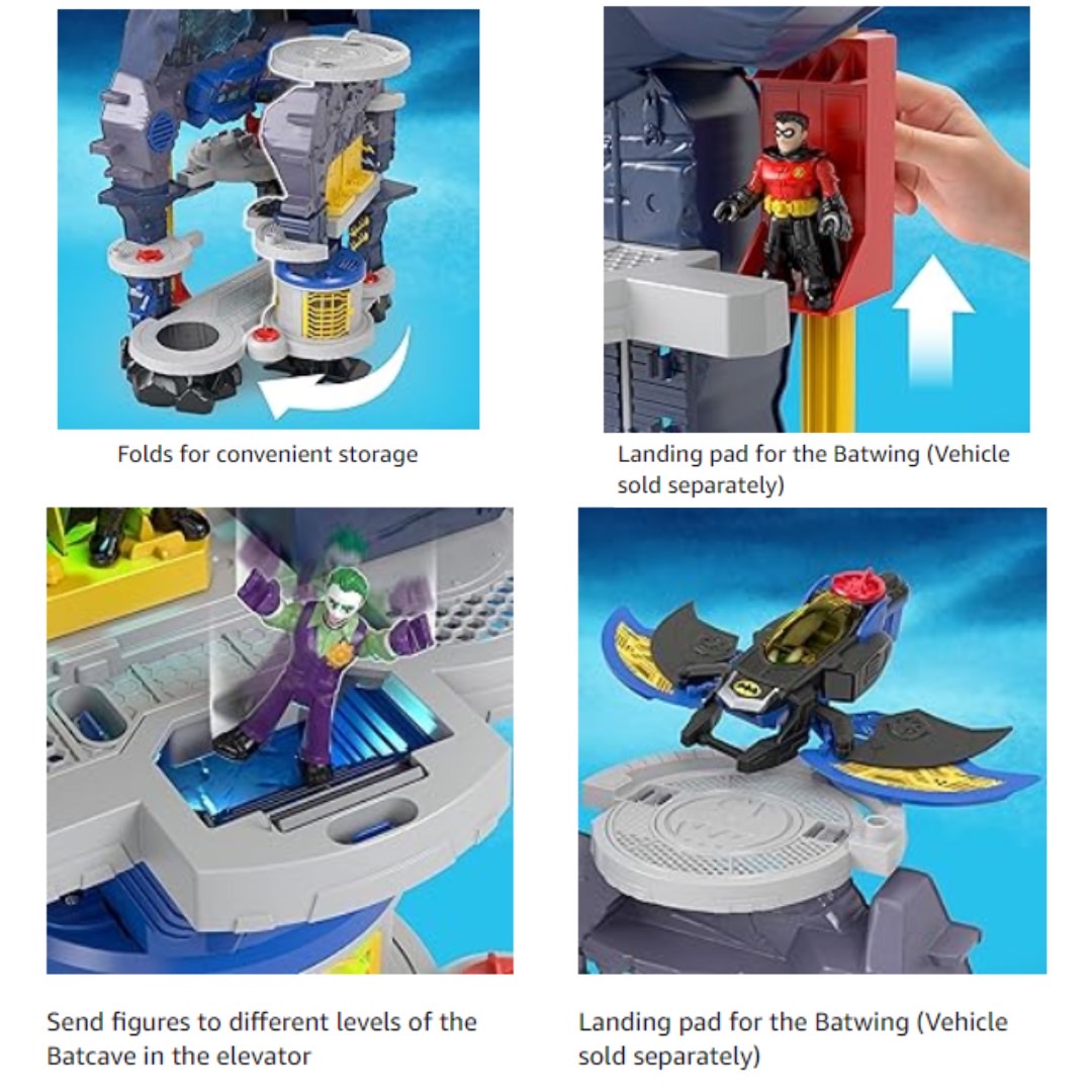 นำเข้า 🇺🇸 🦇ถ้ำแบทแมนImaginext DC Super Friends Super Surround Batcave 🦇ฐานลับของแบทแมน สุดเจ๋ง ราคา 9,990 บาท