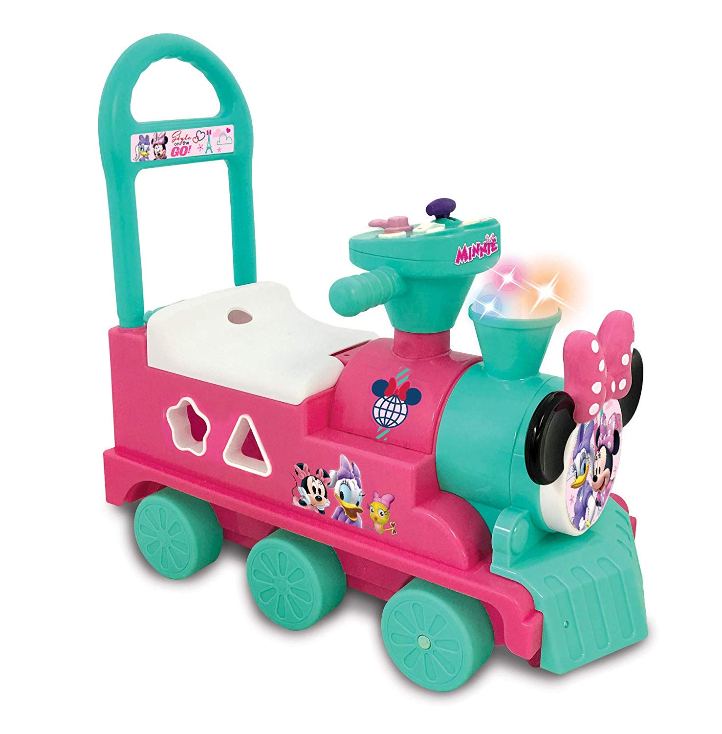Kiddieland Minnie Mouse Play n 'Sort Ride-On Train