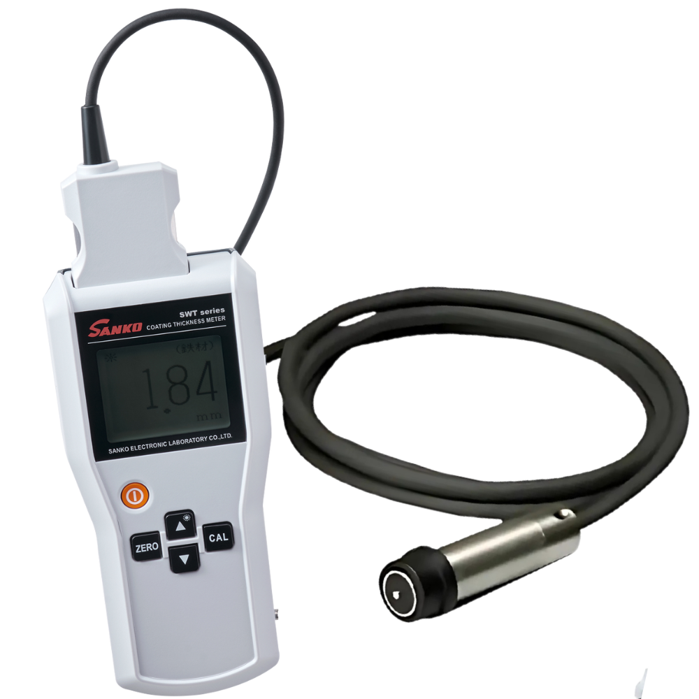 Sanko รุ่น SWT-7000IV-SFe2.5LwA เครื่องวัดความหนาผิวเคลือบด้วยสนามแม่เหล็ก , Electromagnetic type coating thickness meter with SFe-2.5LwA probe