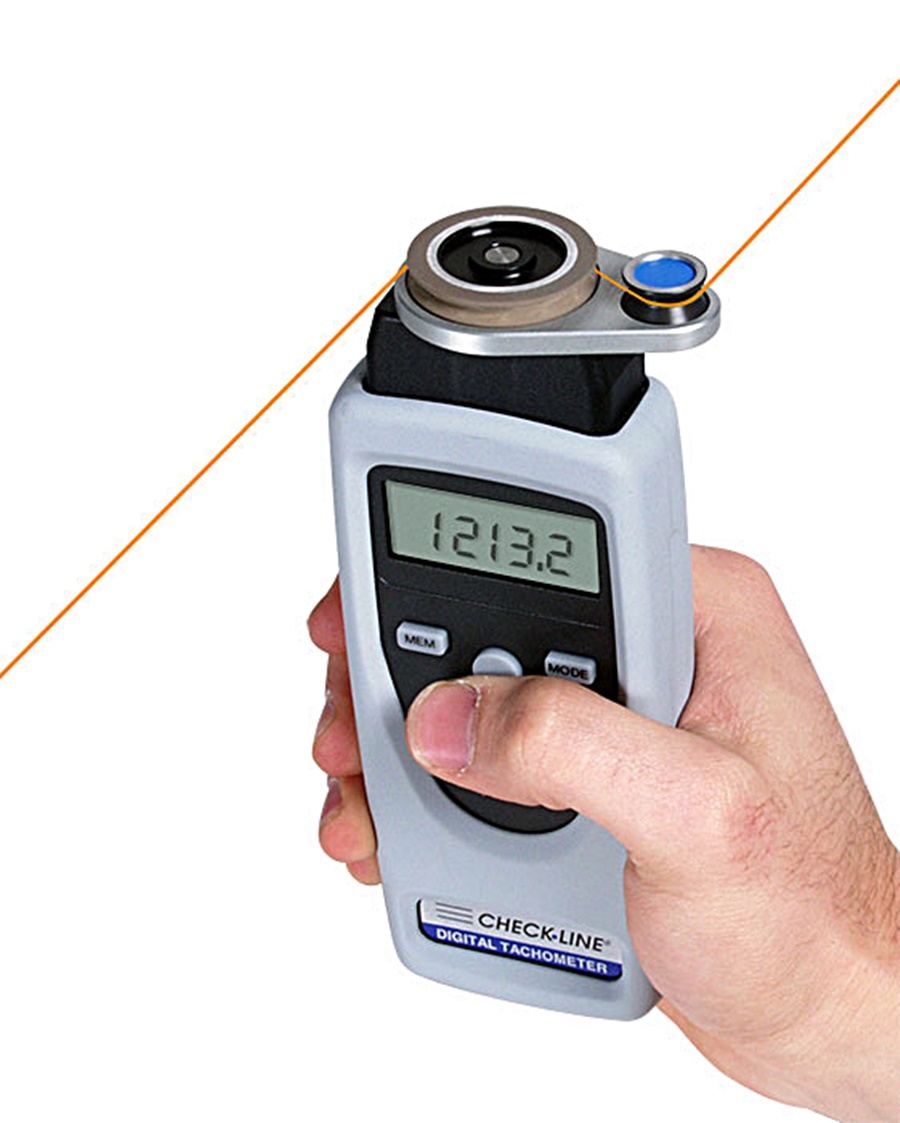 YSL-2000HD Yarn Speed and Length Meter Complete Kit,Non-Contact:1.00～99,999rpm/Contact:1.00～19,999rpm