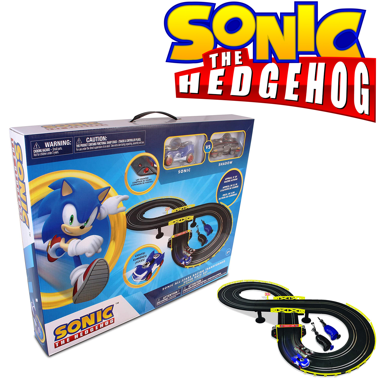 ชุดแข่งรถNKOK Sonic & Shadow RC Slot Car Set Race Set Vehicle ราคา2,990 บาท
