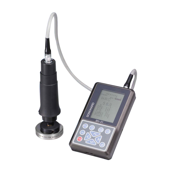 JFE Advantech รหัส SH-21B-E1 เครื่องทดสอบความแข็ง(หน่วยHRC･HV･HS･HB)บันทึกค่าได้2,000ความจำ,Ultrasonic hardness tester,approx.10N load,approx.1Kgf,(operating tem.0～50ºC)