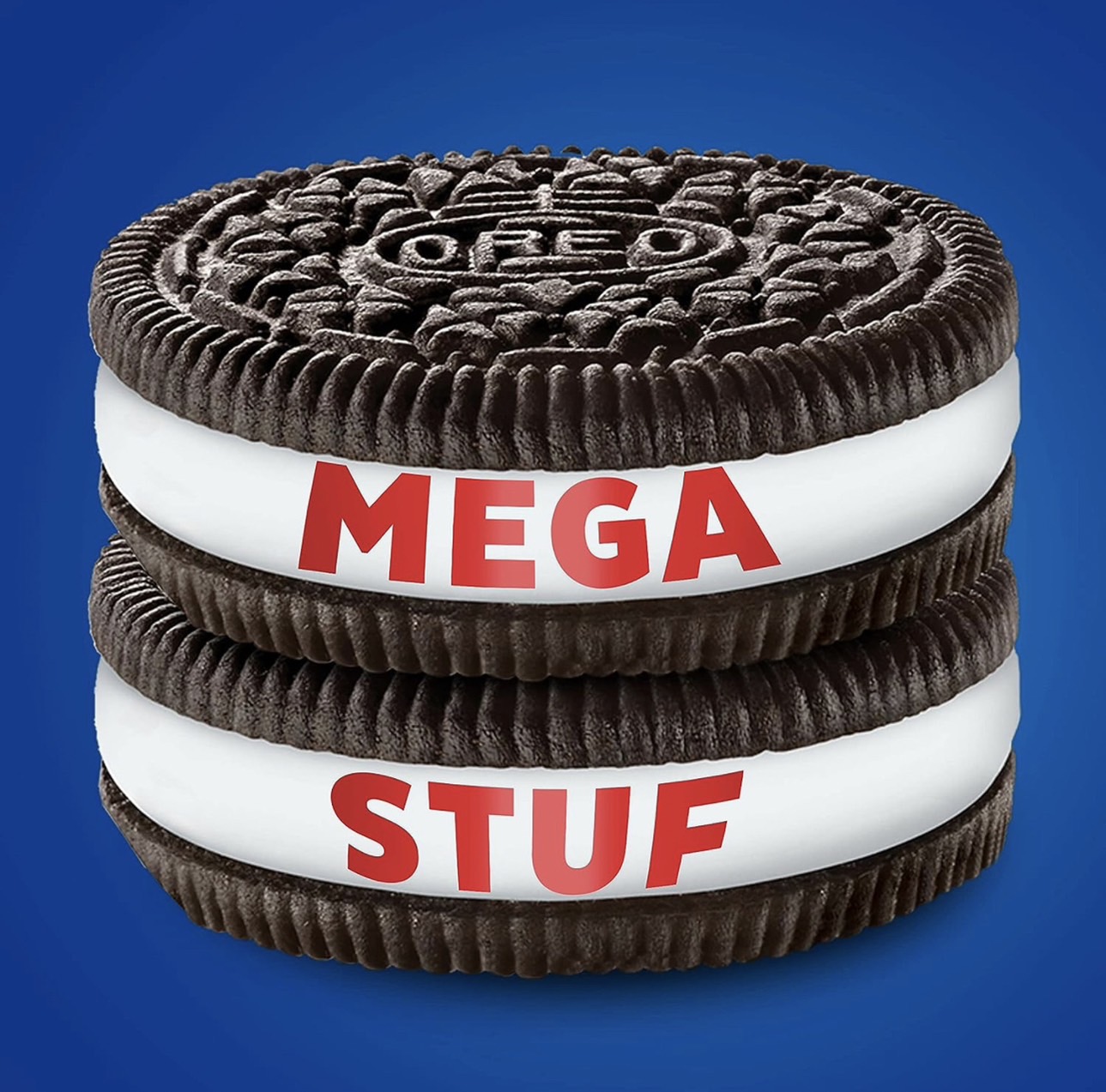 นำเข้า🇺🇸 โอริโอ้ สอดไส้เยอะพิเศษ3เท่า ขนาด ปาร์ตี้ไซส์ OREO Mega Stuf Chocolate Sandwich Cookies, Party Size, 1 lb 9.35 oz [718.66 กรัม] แพคใหญ่ราคา 450 บาท