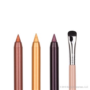 SIGMA :: Extended Wear Eye Liner Kit - Warm อายไลเนอร์ชุด 3 ด้าม พร้อมแปรง E20 โทนอบอุ่น