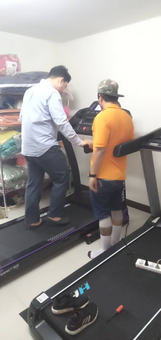 ลู่วิ่งไฟฟ้า V TECH รุ่น Perfect Run ลู่วิ่งไฟฟ้าฟิตเนส