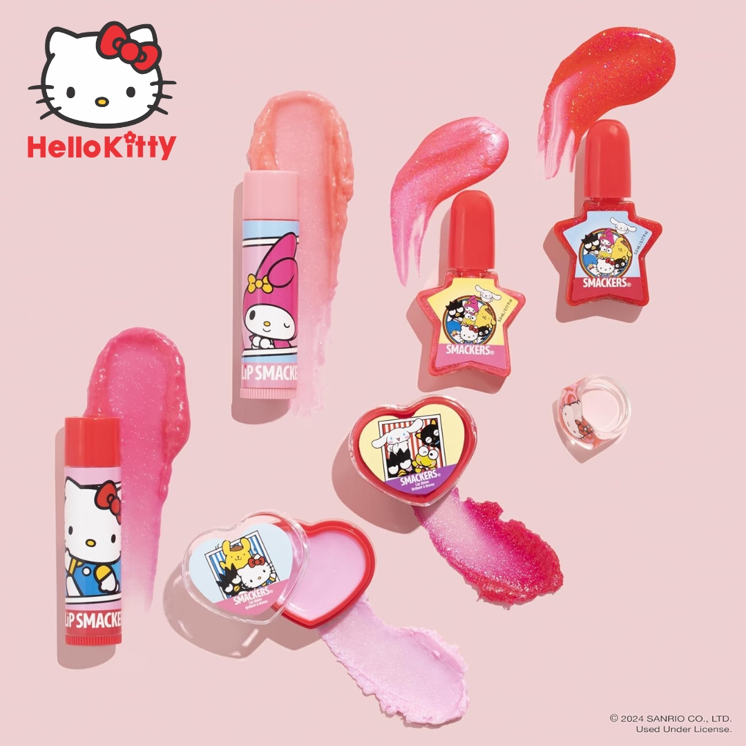 ใหม่ล่าสุด🎉นำเข้า Lip Smacker Hello Kitty Makeup Tote Bag, 1.0 Set- ชุดเครื่องสำอางและลิปบาล์มสำหรับเด็ก ราคา 1,190 บาทค่ะ