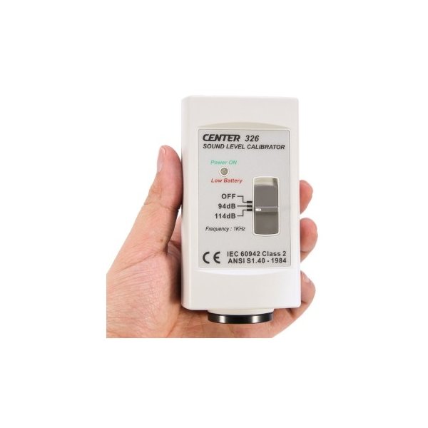 CENTER รุ่นCENTER326มิเตอร์วัดระดับเสียงSatotec Noise Calibrator Calibrator CENTER326