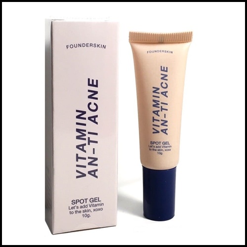 ฟาวเดอร์ เจลละลายสิว Founderskin Vitamin An-ti Acne