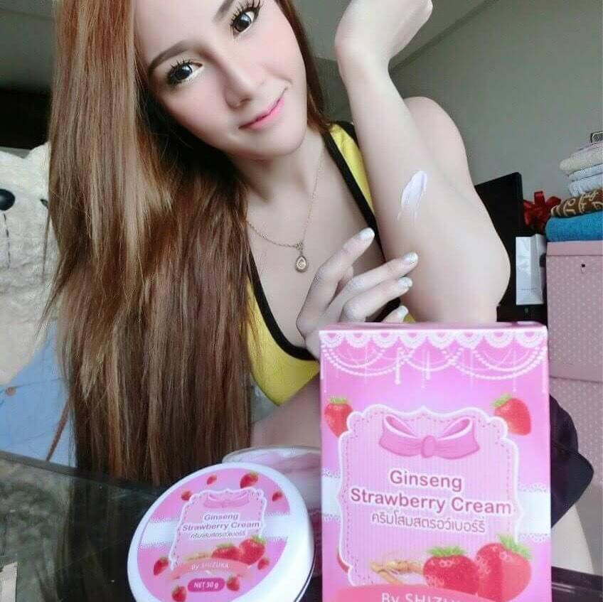 ครีมโสมสตรอเบอรี่ (Ginseng Strawberry Cream by shisuka)