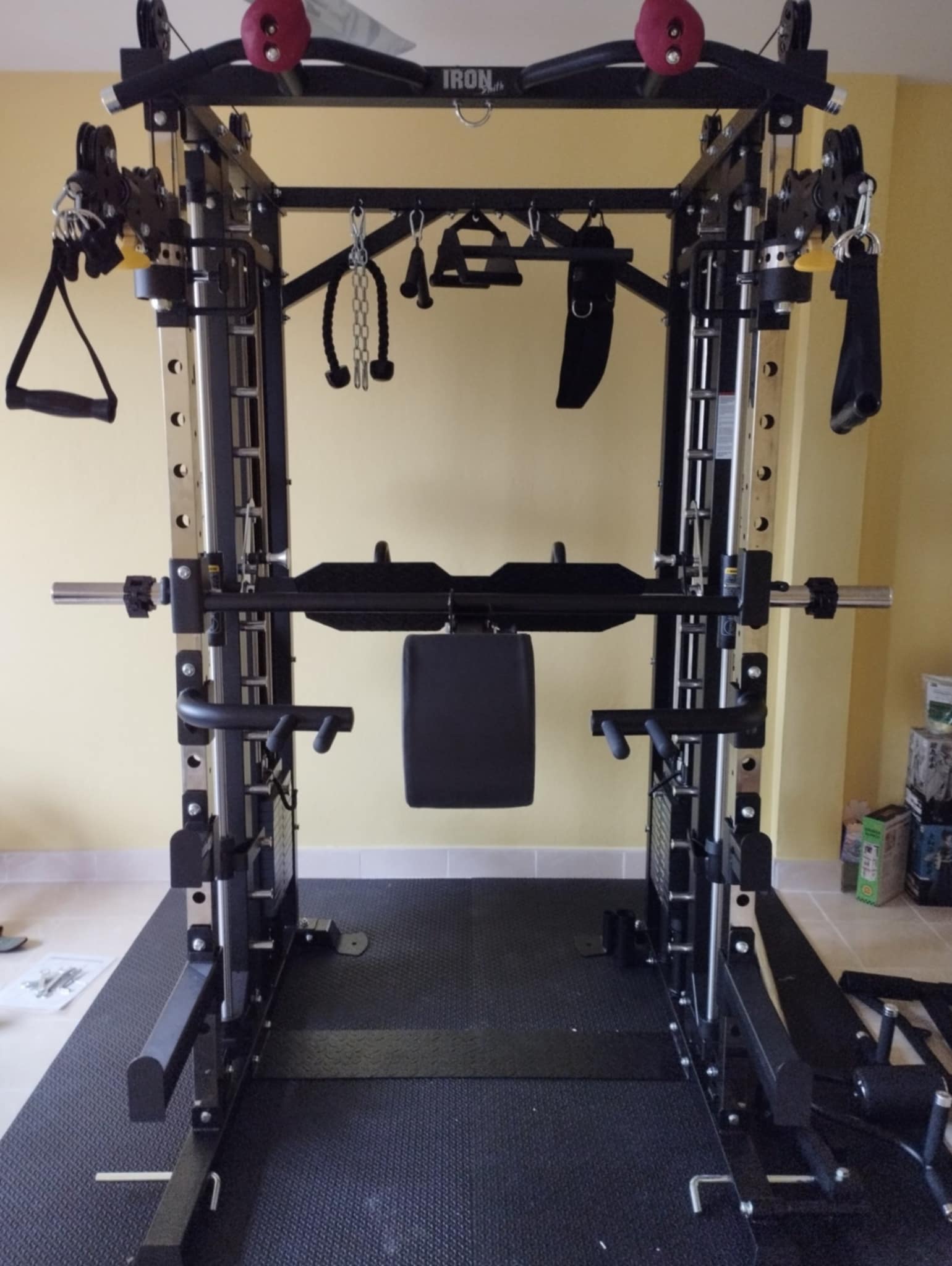 เปรียบเทียบสมิทแมชชีน G20 กับ Smith Machine i5 Flow Jammer / งาน Top ทั้งคู่