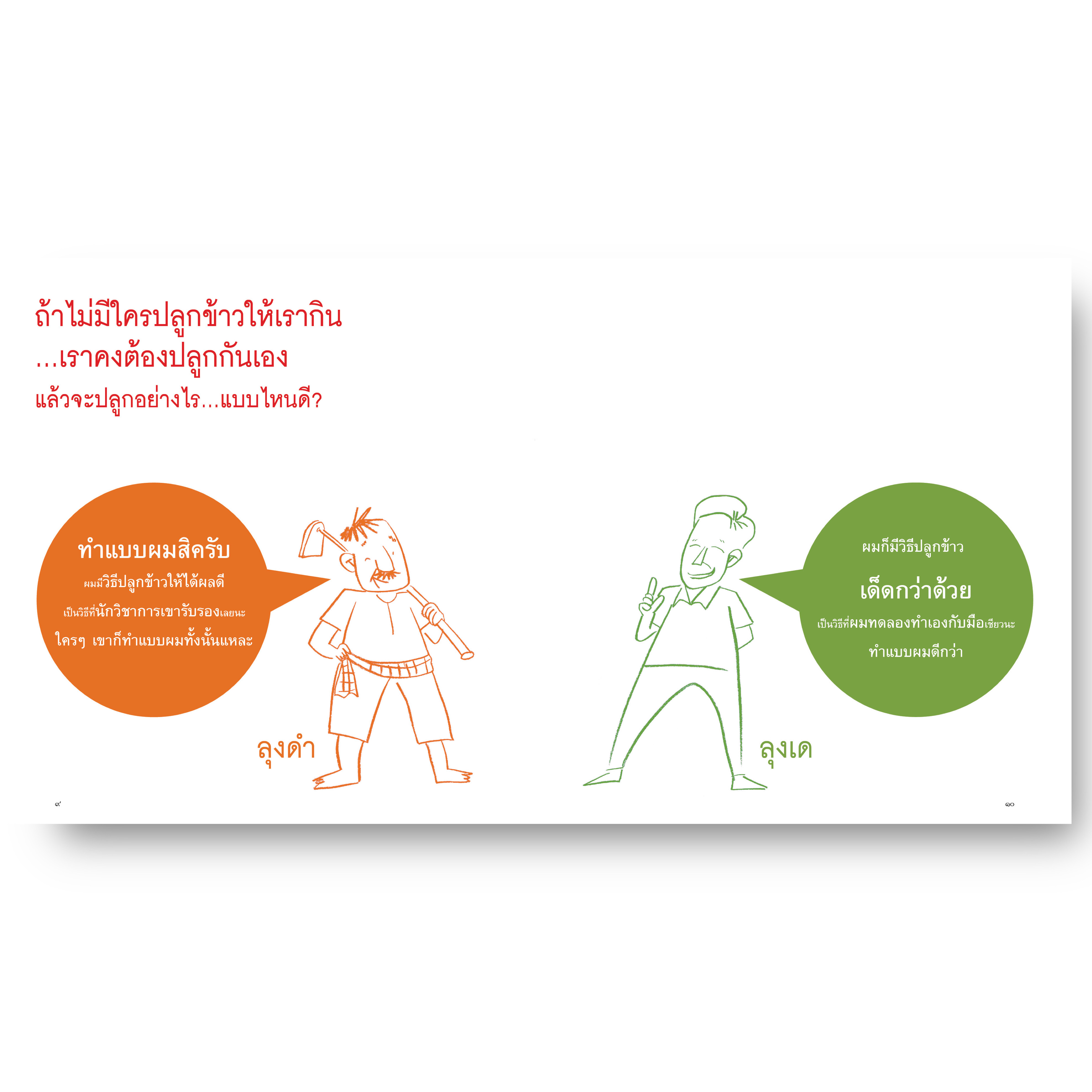 ชาวนาไทยไม่จน(ปัญญา) หนังสือภาพสารคดี (ปกอ่อน) 10 ปี+