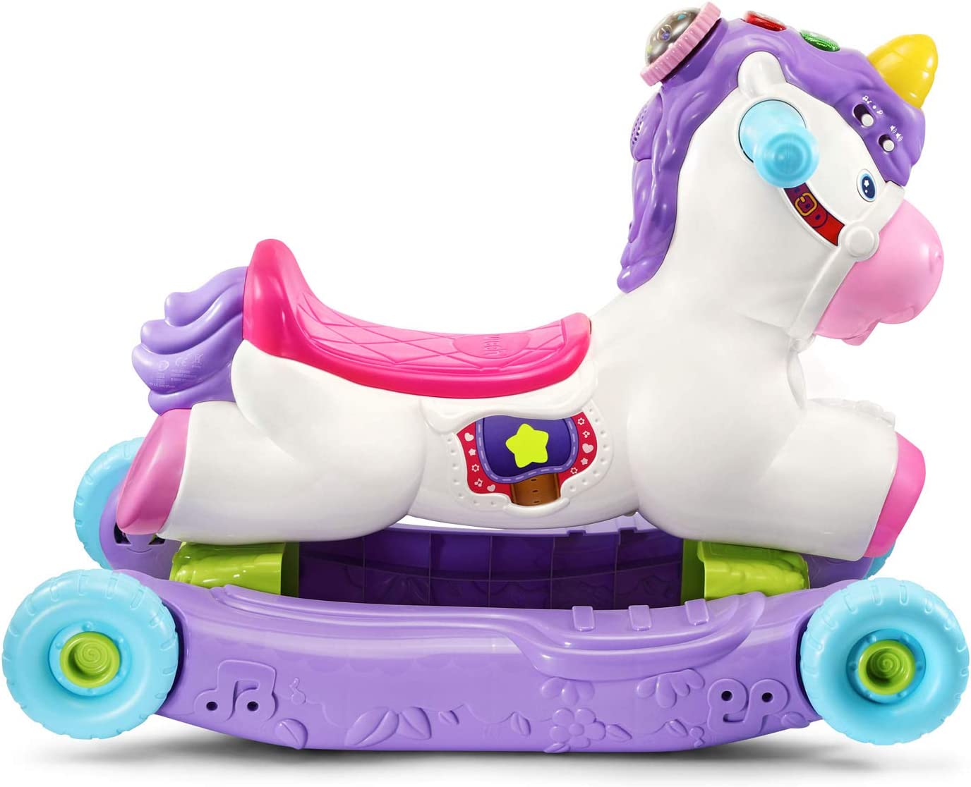 ของแท้🇺🇸 VTech 2 in 1 Rocking Horse and Ride-on Toys Music Ligth Learning Unicorn ของเล่นยูนิคอร์น ราคา 2,990 บาท