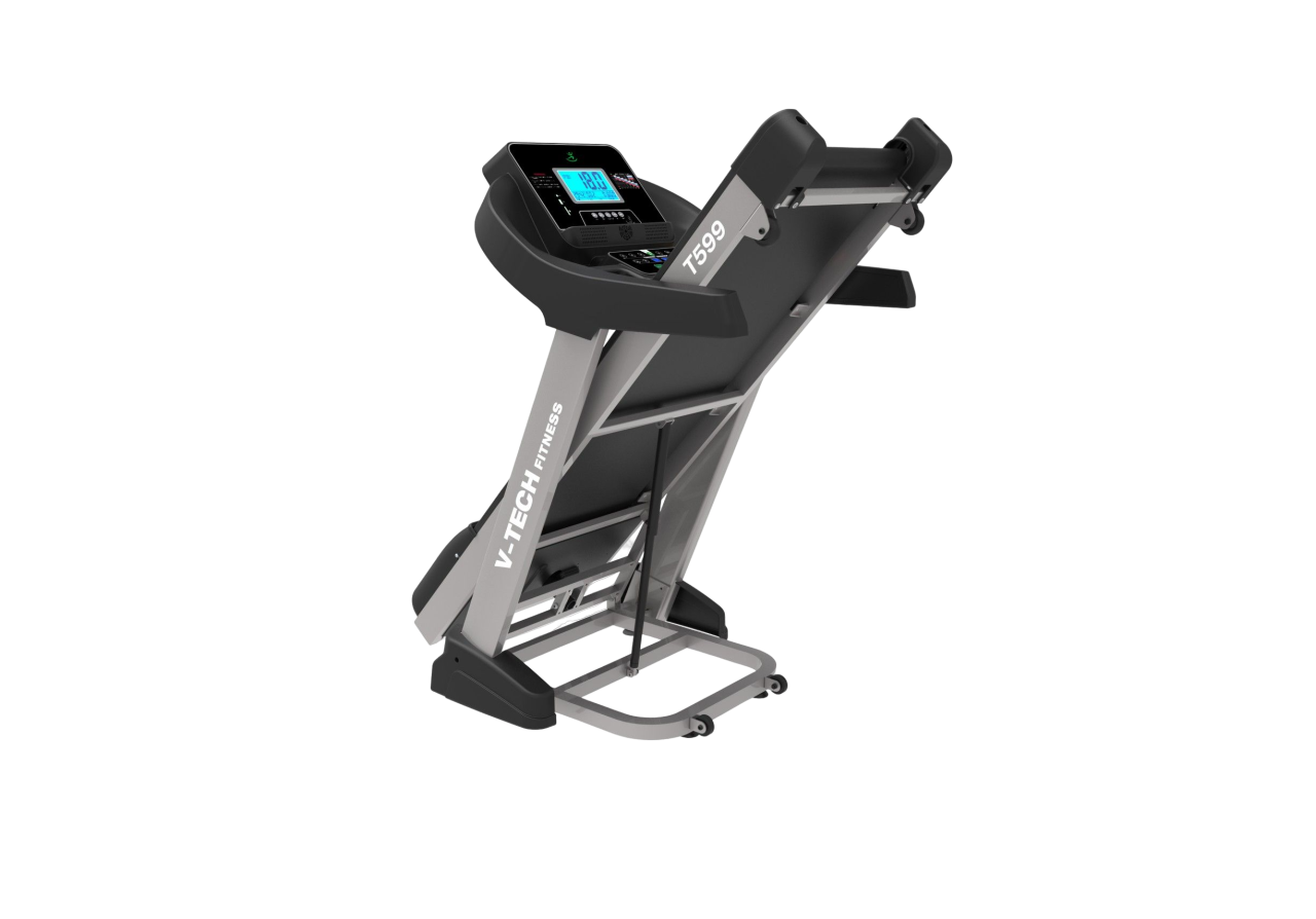 ลู่วิ่งไฟฟ้า v-tech รุ่น T599 มอเตอร์ 6.5 HPP ลู่วิ่งไฟฟ้า v-tech ราคา