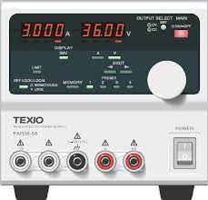 Texio รุ่น PAR18-6A เครื่องจ่ายไฟฟ้ากระแสตรงแบบปรับค่าได้,Single output DC regulated power Supply(18V,6A)