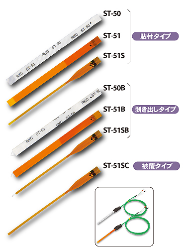 RKC รหัส ST-50-300 เซ็นเซอร์วัดอุณหภูมิเทอร์โมคัปเปิลชนิดติด,Stick-on type thermocouple temperature sensor,length:107mm,measuring range:0~572°F (0~300°C),1set/5pcs