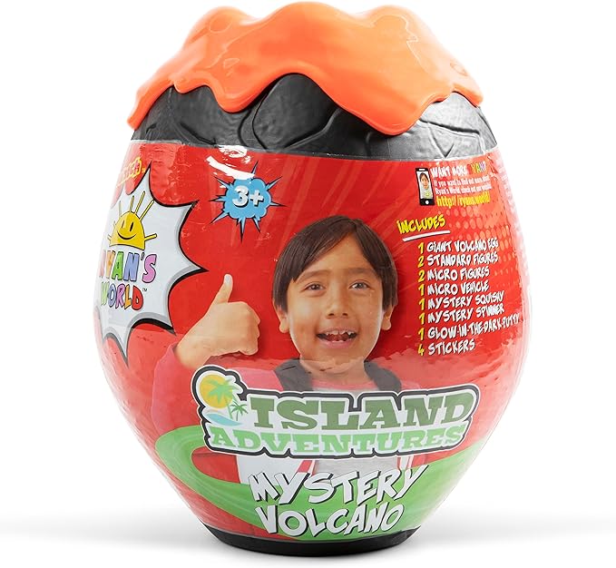นำเข้า USA Ryans World Island Adventures ภูเขาไฟลึกลับยักษ์ ราคา 2,990 บาท เหมาะสำหรับเด็กอายุ 3 ขวบขึ้นไป