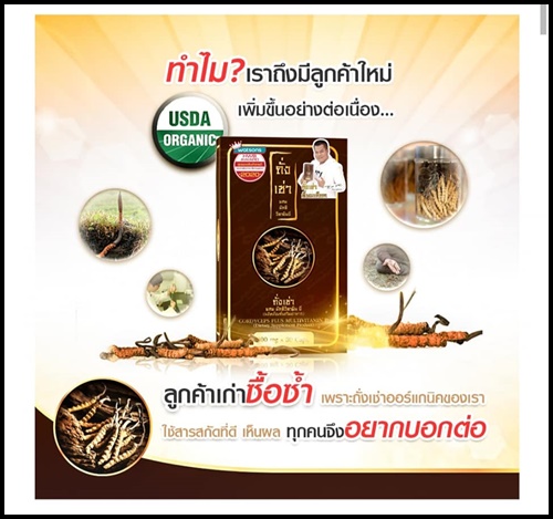 ถั่งเช่า ผสมมัลติวิตามินบี ถั่งเช่ายิ่งยง ของแท้