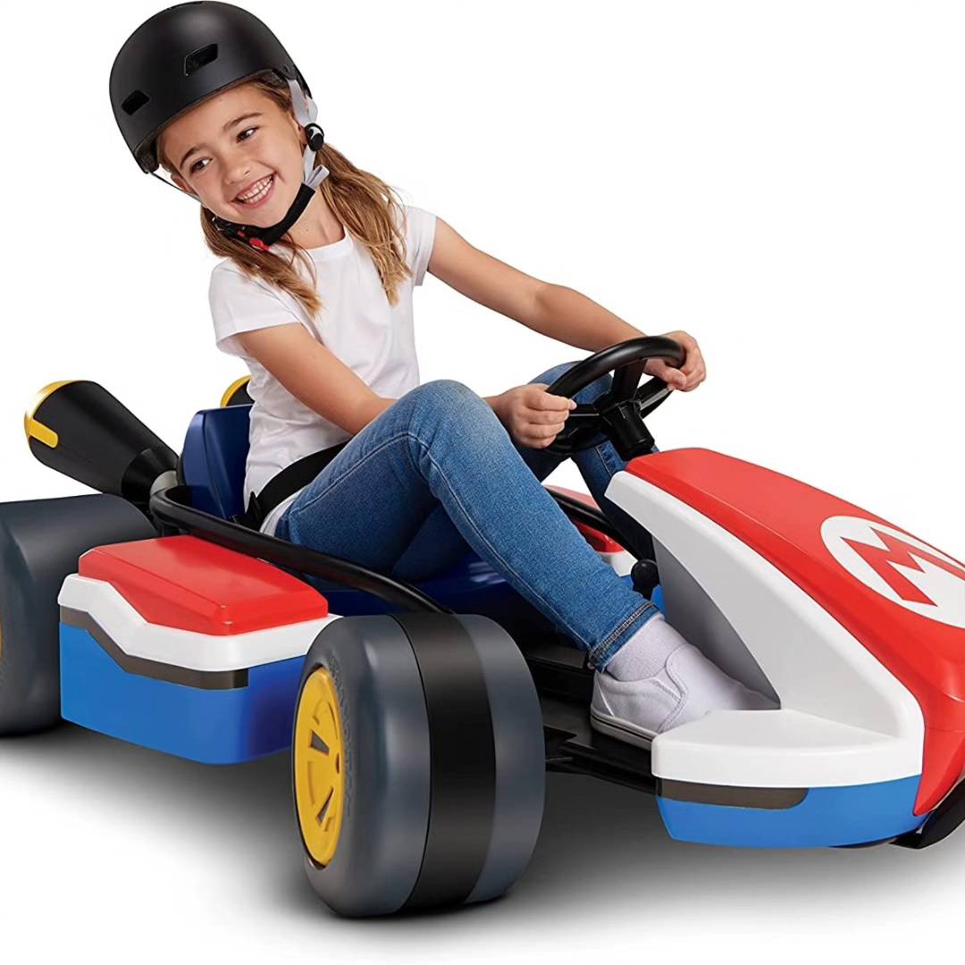 Super Mario Kart Deluxe Kids Ride On 24V Battery Powered Electric Car Toy , ราคา 31,500 บาท