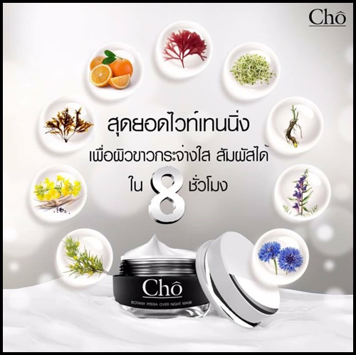 มาส์กโช CHO Botany Pitera Overnight Mask