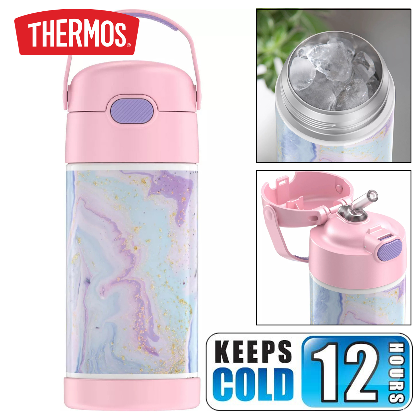 Thermos 12oz FUNtainer Water Bottle with Bail Handle ราคา : 990 บาท