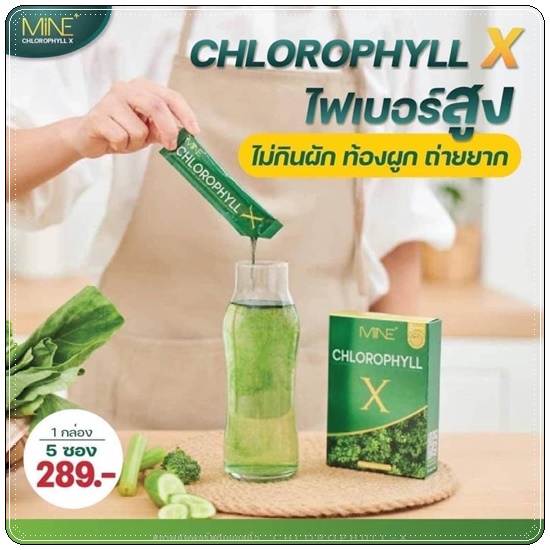 คลอโรฟิลล์ เอ็กซ์ CHLOROPHYLL X คลอโรฟิลล์มายมิ้น