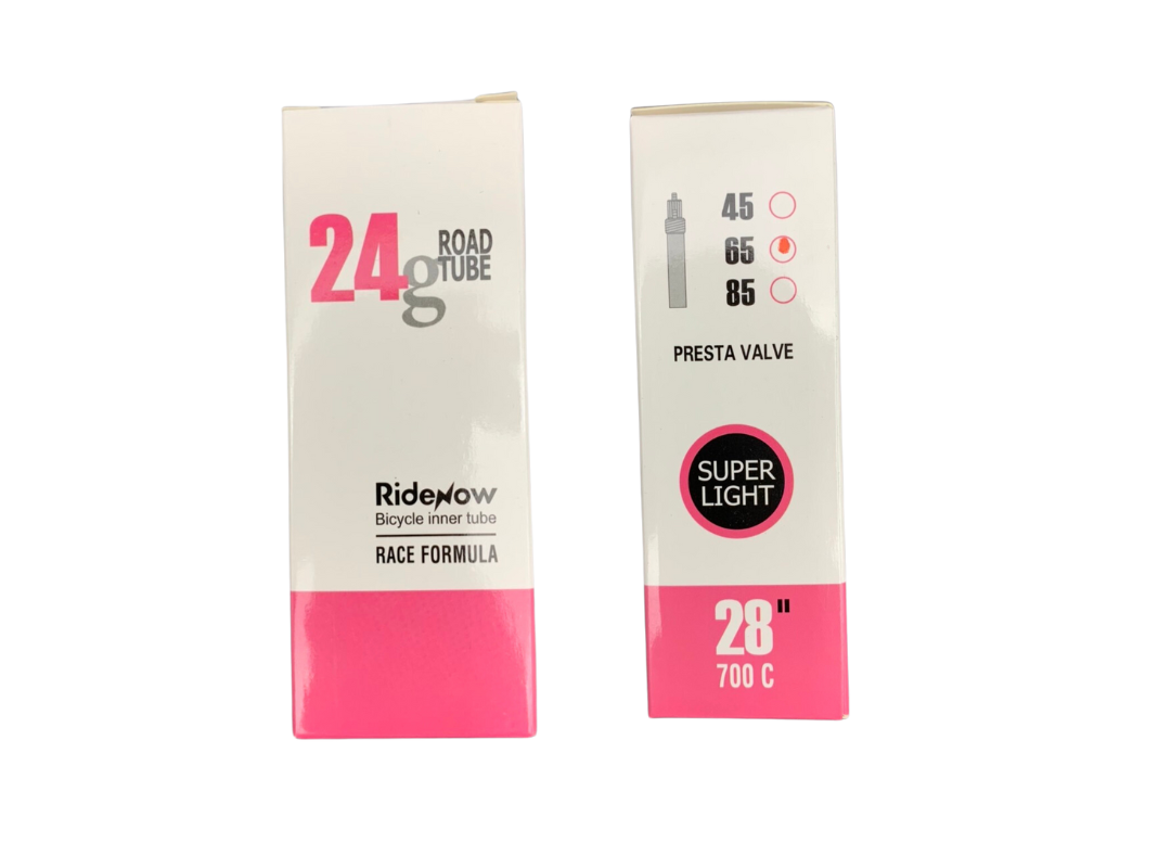 ยางในเสือหมอบ Ridenow แบบเบาพิเศษ รองรับยางขนาด 700×18-32C