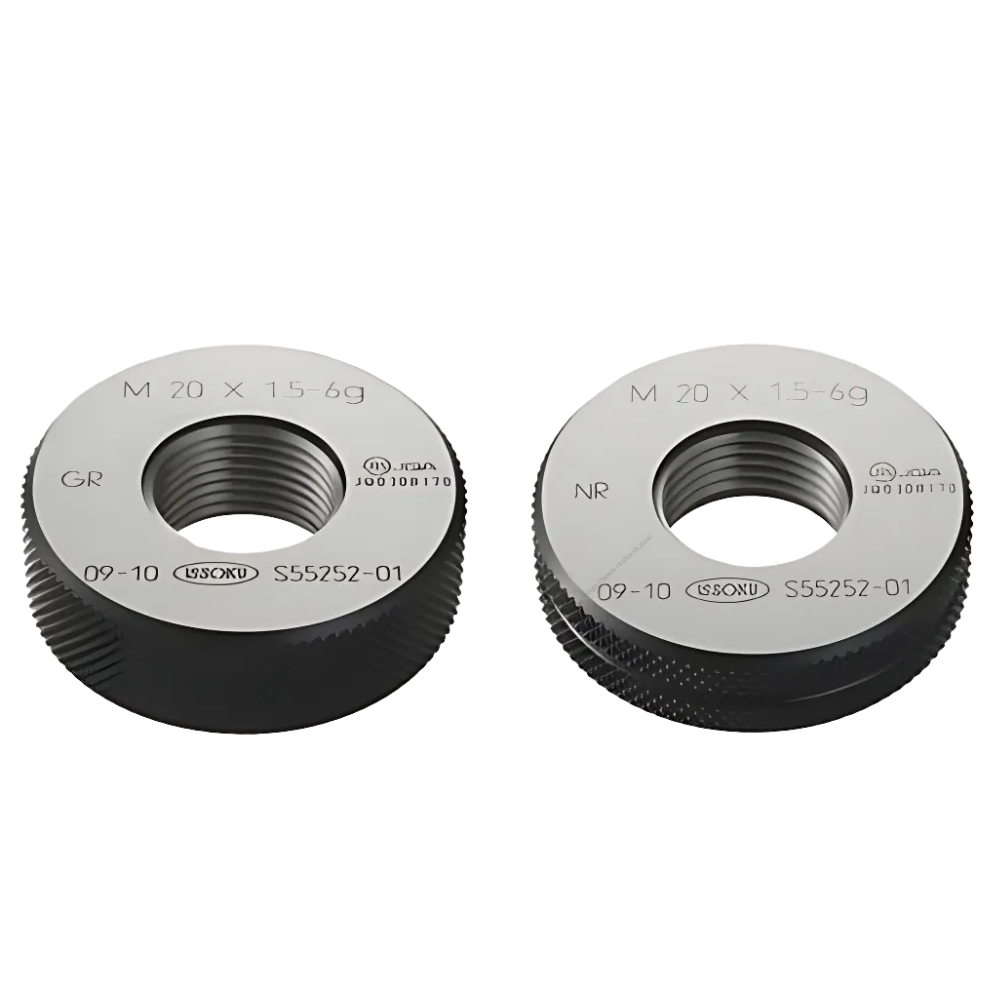 Issoku รหัสสินค้า M15P0.5-GRNR-6g เกจวัดเกลียวนอกเมตริกชนิดเกลียวพิเศษตามมาตรฐานสากล , Thread plug gauge, taper lock type, M15.0x0.5 -6g-GRNR (metric thread fine/ISO standard)Go/NoGo set