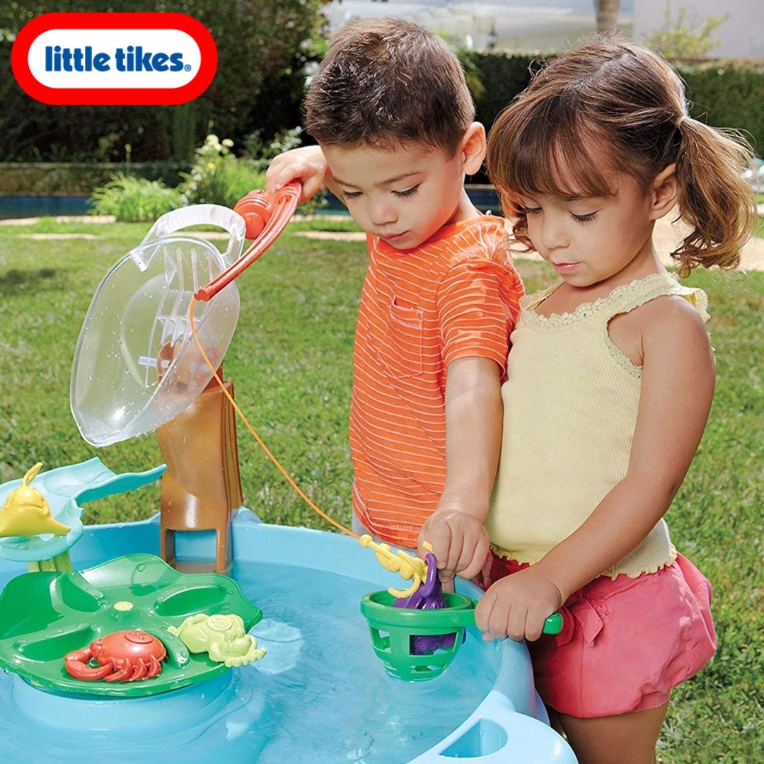 นำเข้า 🇺🇸 🎣 โต๊ะตกปลาสุดน่ารัก! สนุก เสริมพัฒนาการ เล่นเพลินทั้งวัน 💦Little Tikes Fish ‘n Splash Water Table ราคา 6,290 บาท