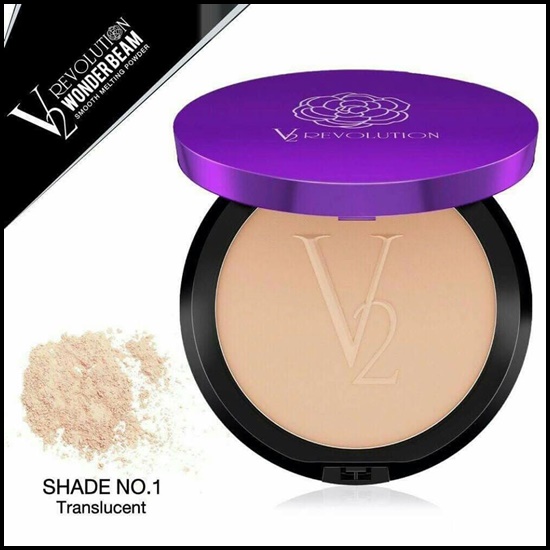 แป้ง V2 Wonder Beam Smooth Melting Powder SPF25 PA++ แป้งหน้าเด็ก