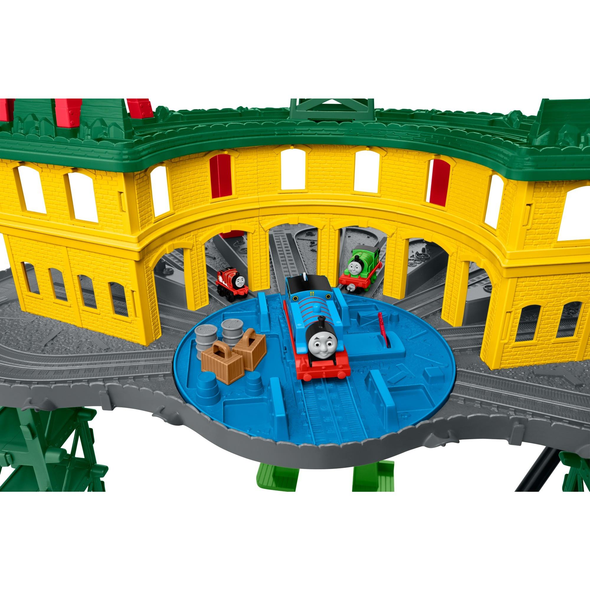 ชุดควบคุมสถานีรถไฟโทมัส Thomas & Friends Super Station Railway Train Track Set