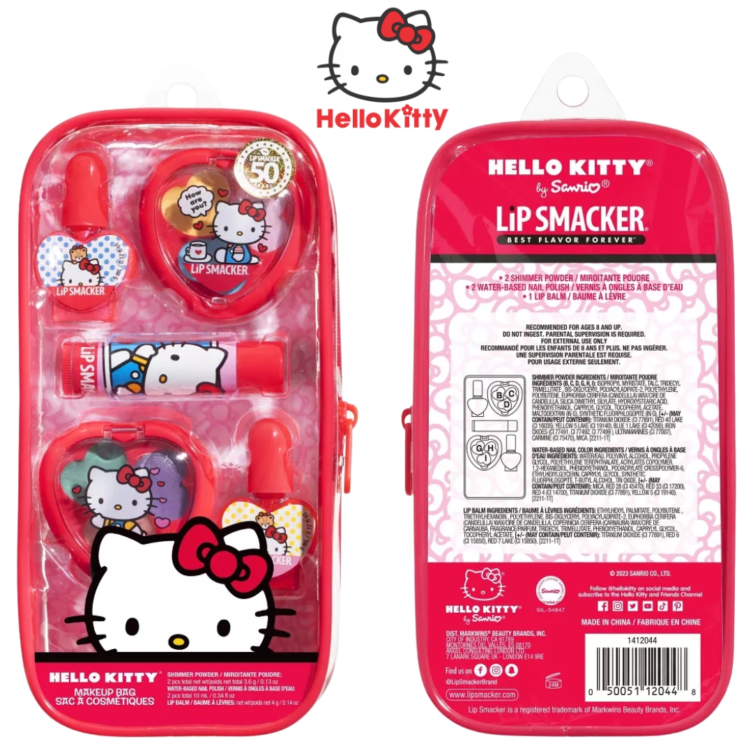 ใหม่ล่าสุด🎉นำเข้า ชุดเมคอัพ 5 ชิ้น ลิขสิทธิ์แท้จาก Lip Smacker 💖Hello Kitty, Disney Princess, Frozen ราคา 890 บาท