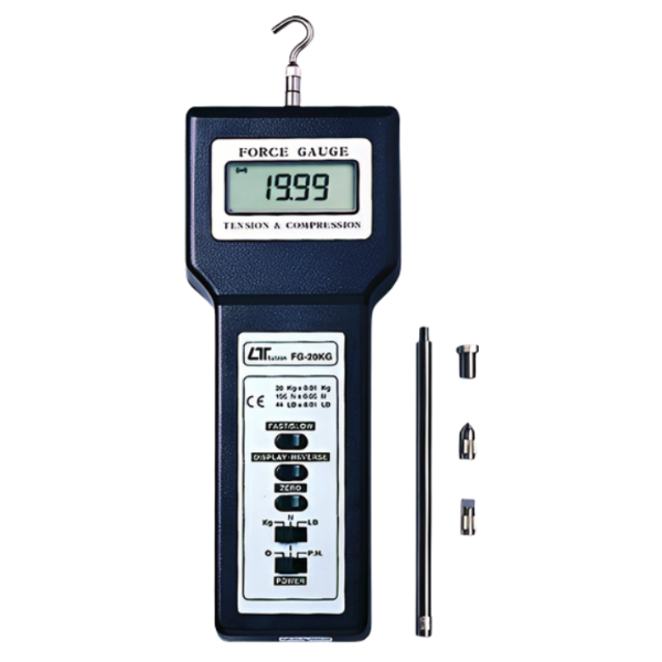 Lutron รุ่นFG-20KGเครื่องวัดแรงดึงแรงกดแบบดิจิตอล,Electronic Digital Force Gauge