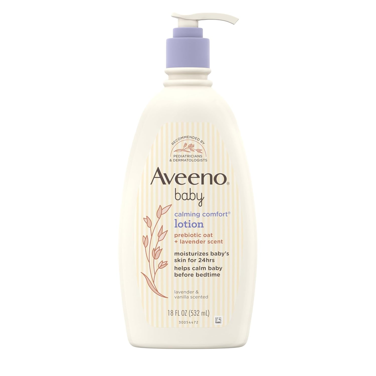 🇺🇸ของแท้💯 Aveeno Baby Calming Comfort Moisturizing Body Lotion กลิ่นลาเวนเดอร์และวานิลลาผ่อนคลาย ไม่เหนียวเหนอะหนะสำหรับเด็ก