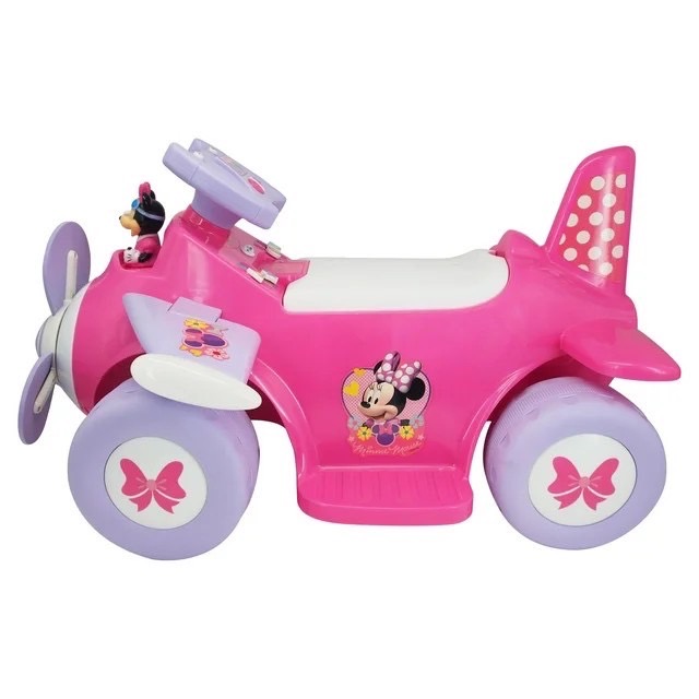 นำเข้า🇺🇸 เครื่องบินมินนี่เมาส์ Disney Minnie 6-Volt Powered Plane Ride On , ราคา 5,490 บาท