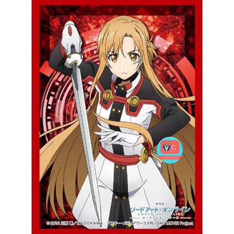 สุดท้ายสลีฟบัดดี้ไฟท์ Bushiroad HG Sleeve Vol.1222 SAO The Movie Ordinal Scale "Asuna" ซองใส่การ์ด 60 ใบ สลีฟโปเกมอน