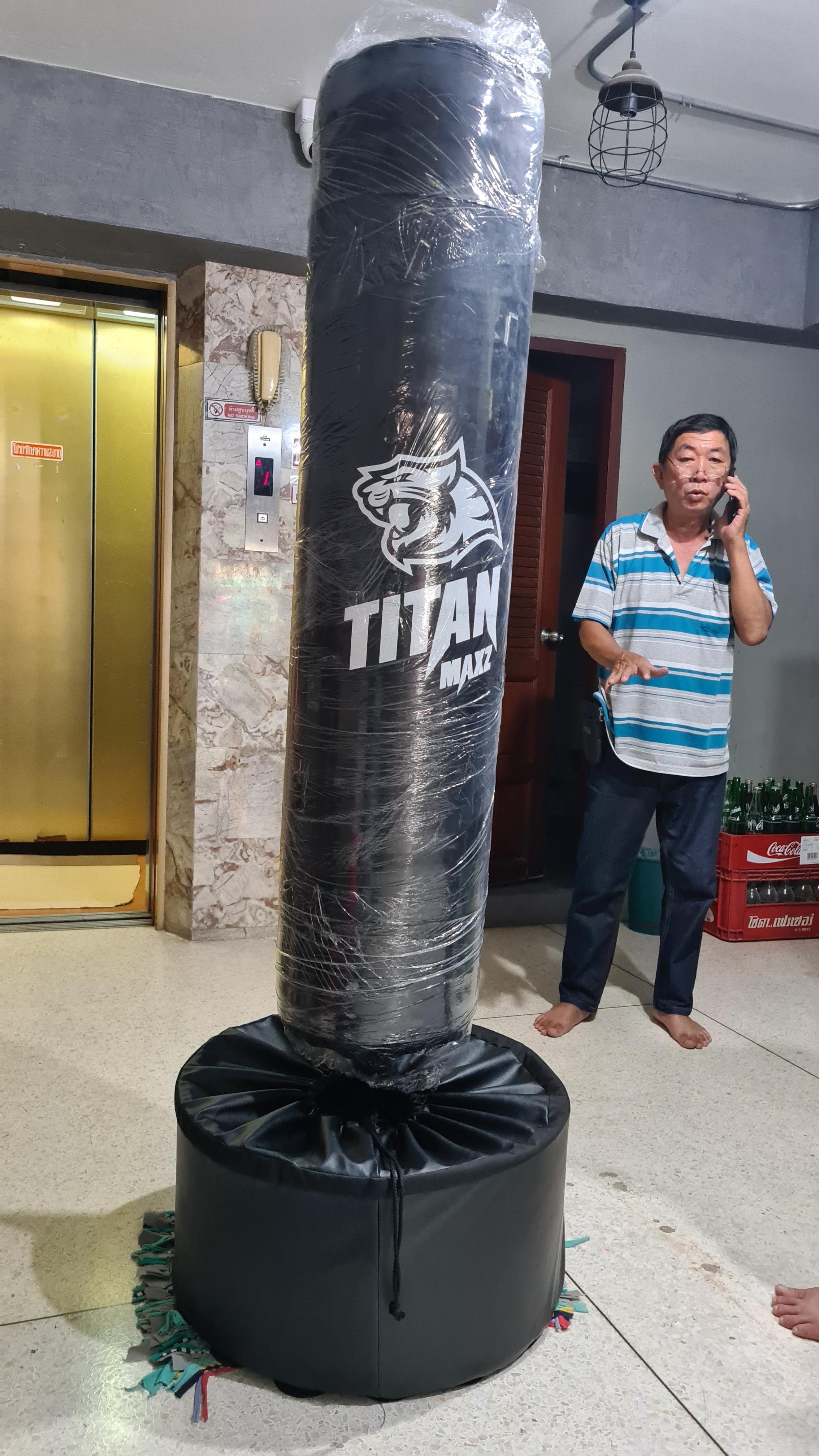 กระสอบทรายตั้งพื้นรุ่น TitanFit วางได้ทุกพื้นผิว