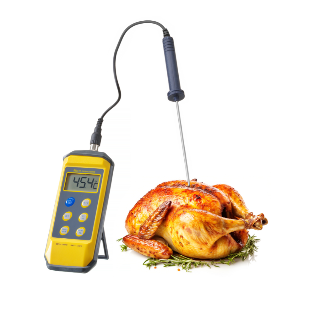 Hendi รุ่น HD-271407 เครื่องวัดอุณหภูมิดิจิตอลสำหรับอาหาร,Digital food thermometer with Probe,meas.range: -50°C～300°C