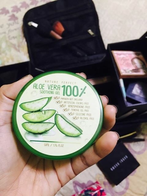 เจลว่าน Aloe vera soothing gel 100% (By Nature Perfect)