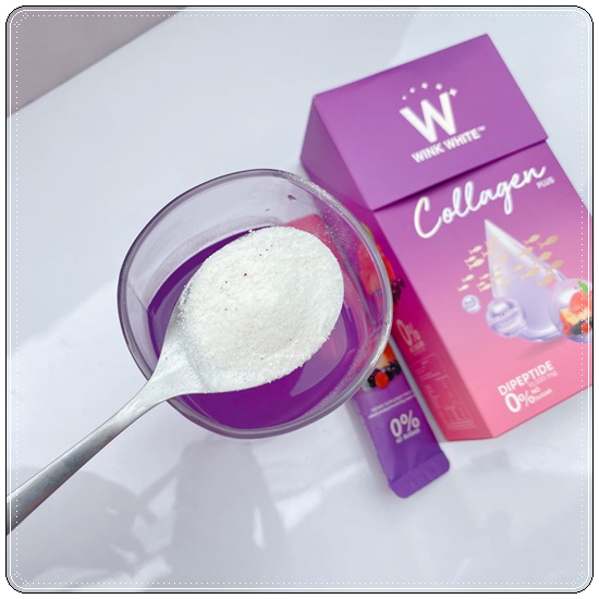คอลลาเจนพลัส วิ้งไวท์ W Collagen Plus Wink White สูตรใหม่ (1แถม1)