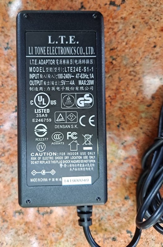 ToaDkk รหัสสินค้า 6949750K สายชาร์จอะแดปเตอร์สำหรับเครื่องวัดพีเอชแบบตั้งโต๊ะรุ่น(HM-30R)