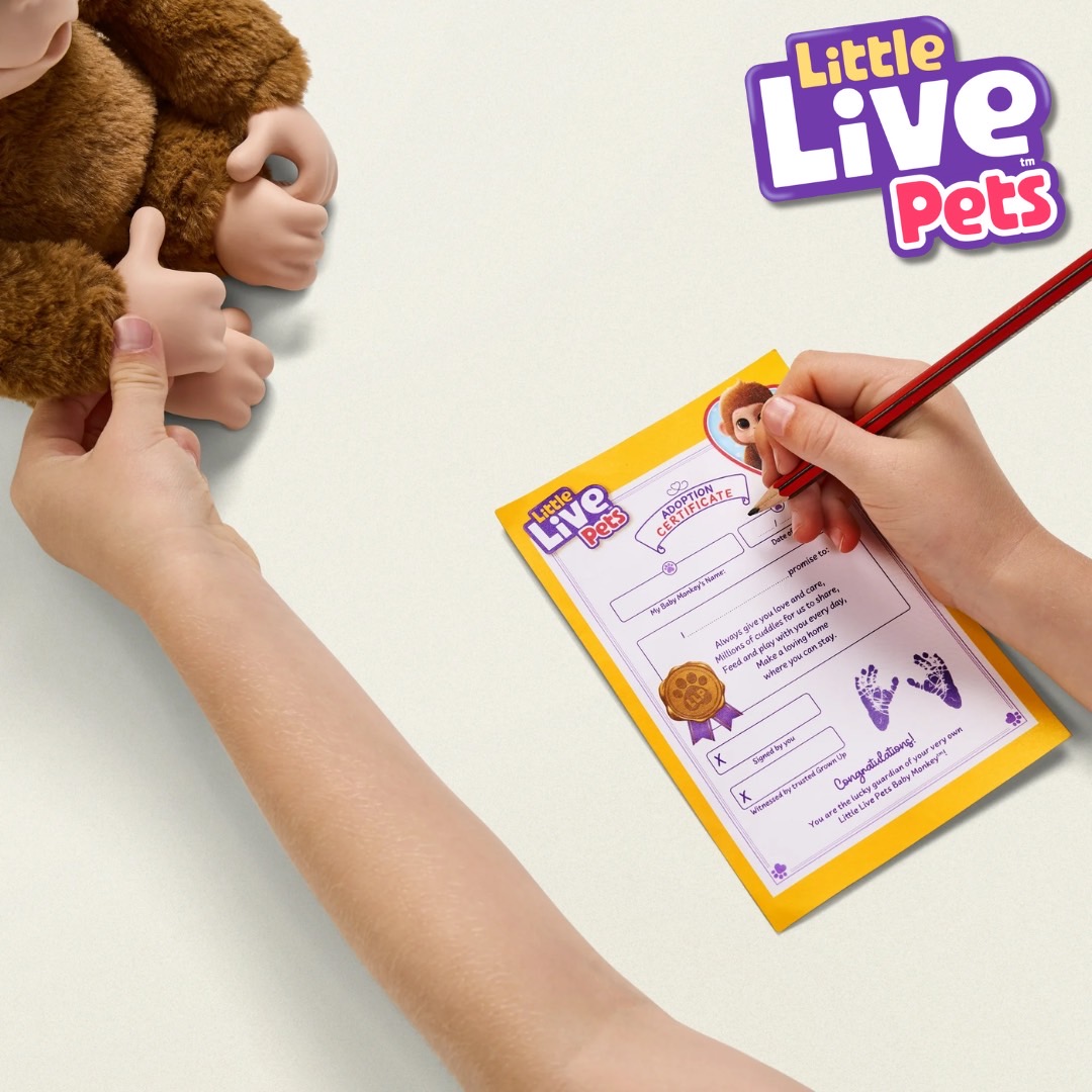 นำเข้า 🇺🇸 🍼💛 มาแล้ววว! Little Live Pets - My Baby Monkey “Mango” ลิงน้อยสุดน่ารักที่เด็ก ๆ ต้องหลงรัก! 🐵🍌 ราคา 2,190 บาท