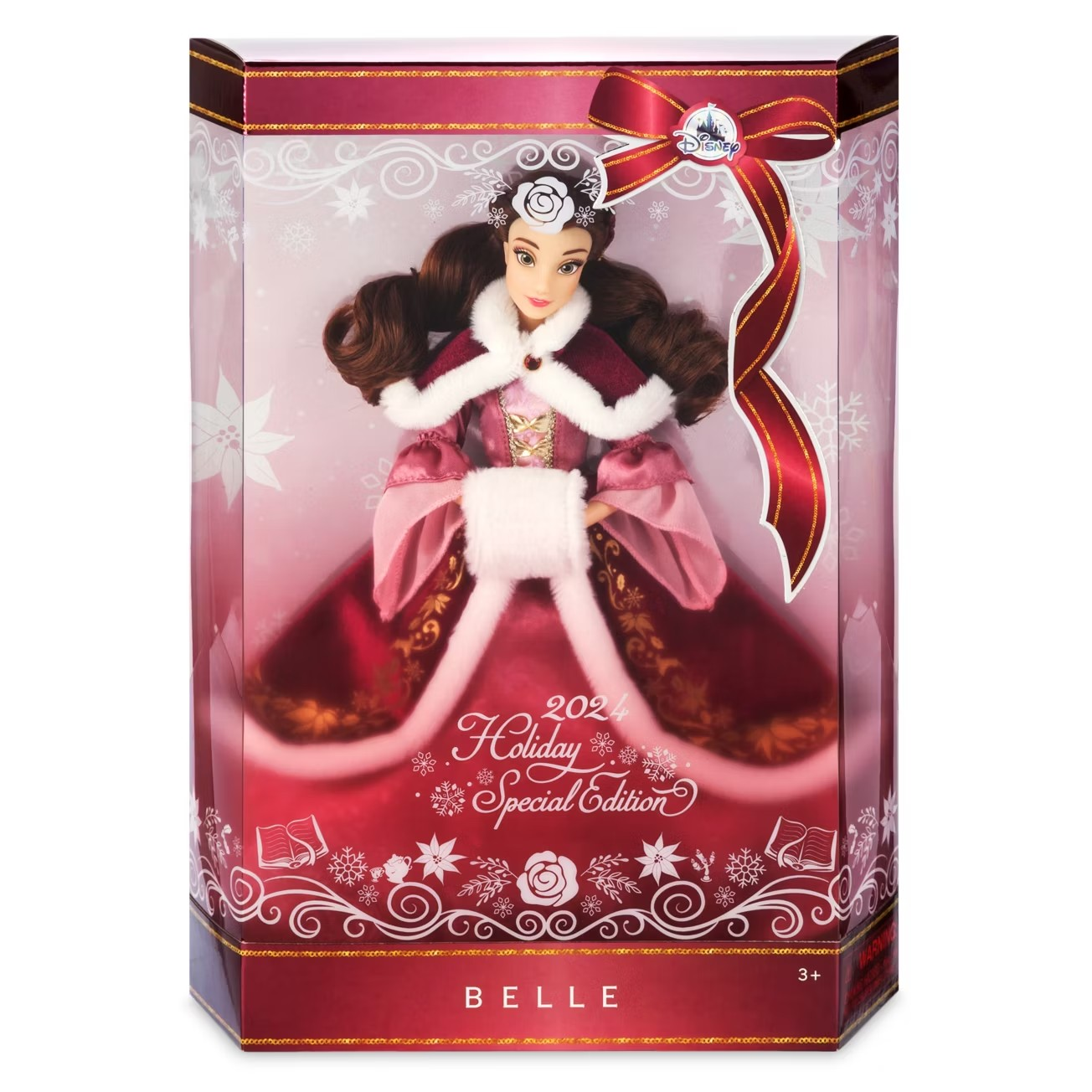 นำเข้า USA ตุ๊กตา Belle 2024 Holiday Special Edition Doll, Beauty and the Beast ราคา 2,990 บาท