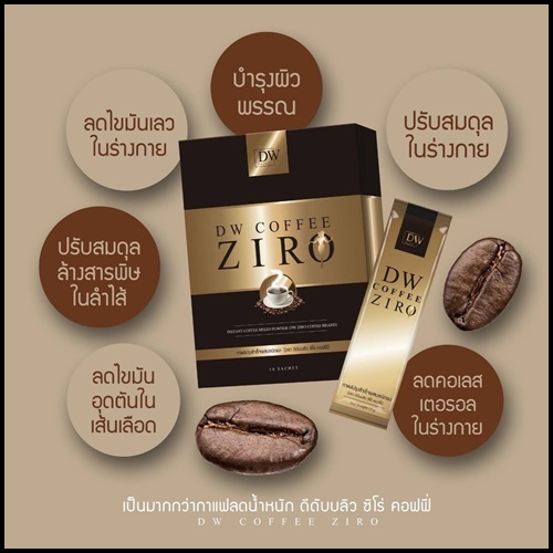 DW Coffee Ziro กาแฟคุมหิว ลดสัดส่วน