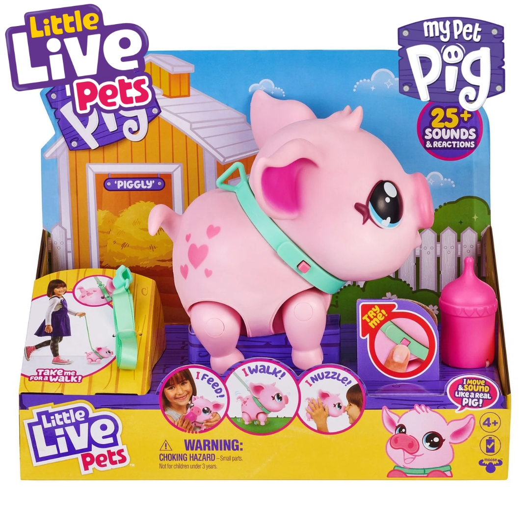 นำเข้า 🇺🇸 🫧ใครว่าหมูไม่น่ารัก🐽 พบกับLittle Live Pets My PET Pig - PigglyPiggly คือลูกหมูอิเล็กทรอนิกส์ตัวใหม่จาก Little Live Pets