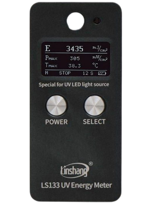 Linshang รุ่นLS-133เครื่องวัดปริมาณความเข้มของรังสี,UV Energy Meter UV Radiation tester for UV dryers UV curing machines
