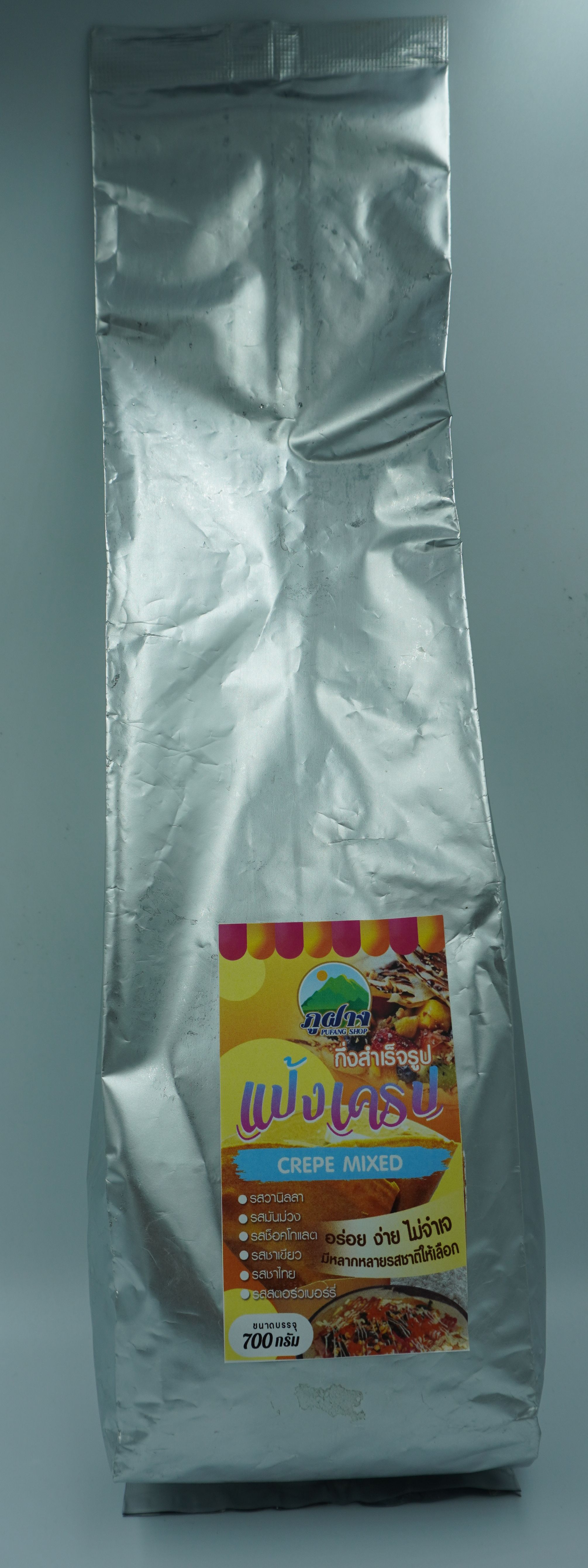 แป้งเครปสำเร็จรูป แป้งเครปกรอบ Crepe แป้งเครปหลากรส ขนาด 700 กรัม