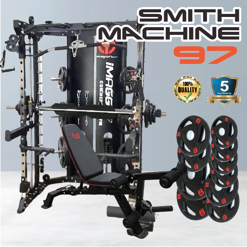 Smith Machine IMAGG 97/PinLoad 118 kg รีวิวสมิทแมชชีน